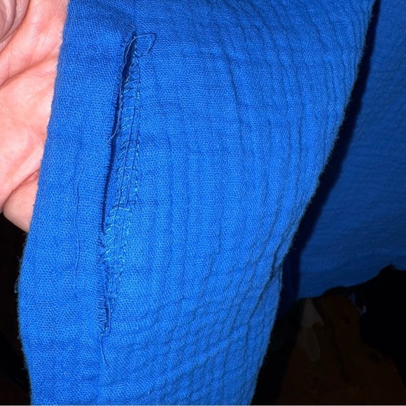 Ashley Stewart Blue Sleeveless Tank Top, Needs Seam Repair, Size 18/20 NWT - Picture 4 of 5